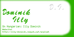 dominik illy business card